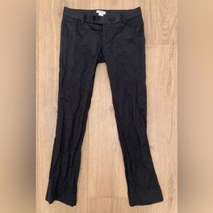 Helmut Lang Black Straight Lag Pants